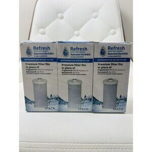Lot of 3 Refresh R-9910 Refrigerator Water Filter Kenmore Aquafresh Frigidaire